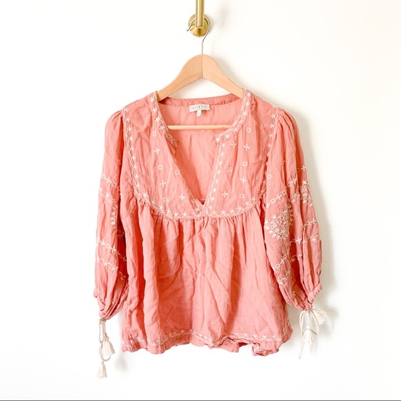 Lucky Brand Tops - 💙 Lucky Brand | Pink Boho Style Top